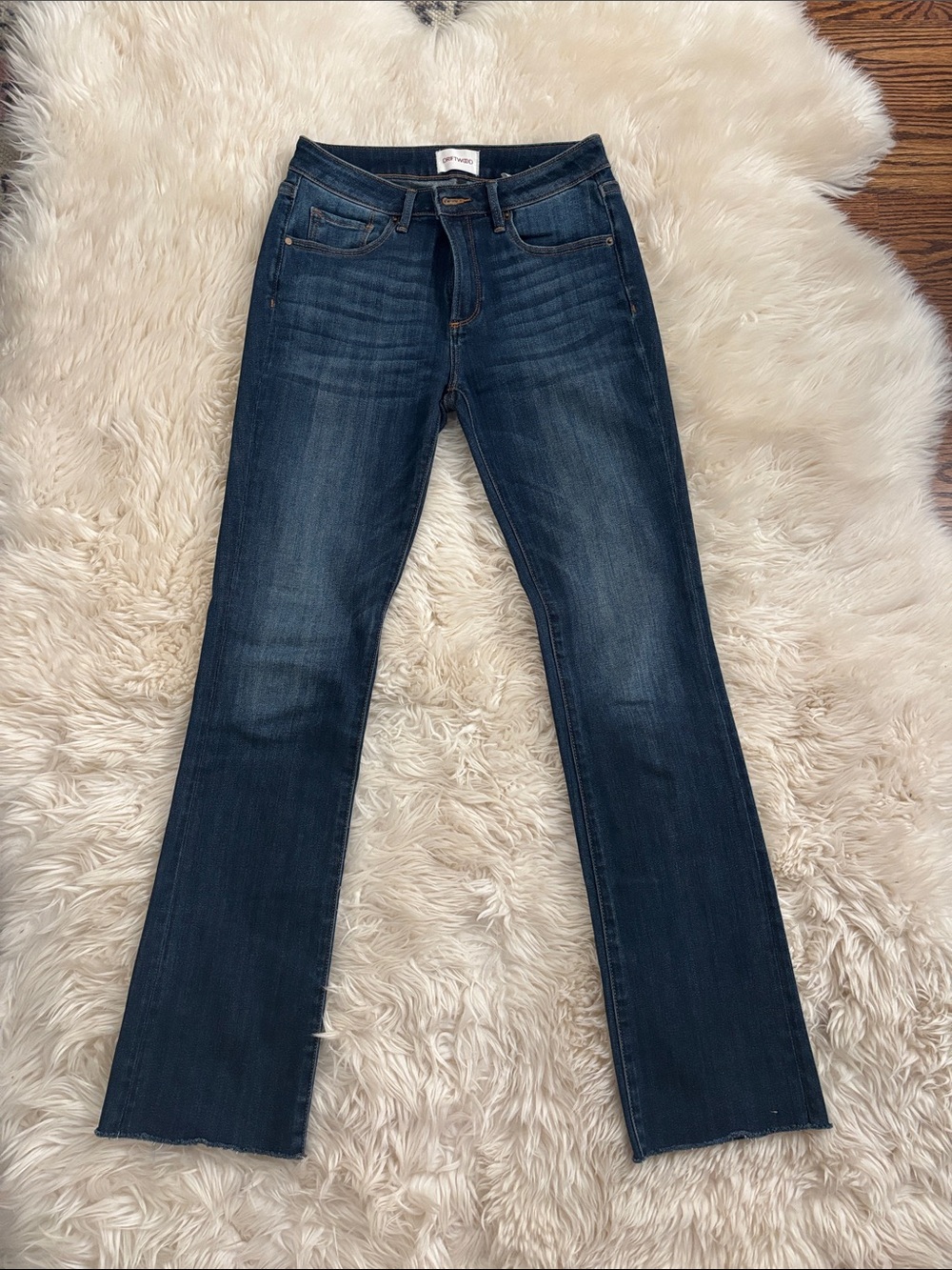DRIFTWOOD Women's Dark Blue Boot Cut Jeans